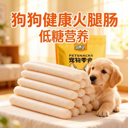狗狗火腿肠猫咪火腿磨牙小型犬香肠零食训练泰迪柯基比熊狗狗零食
