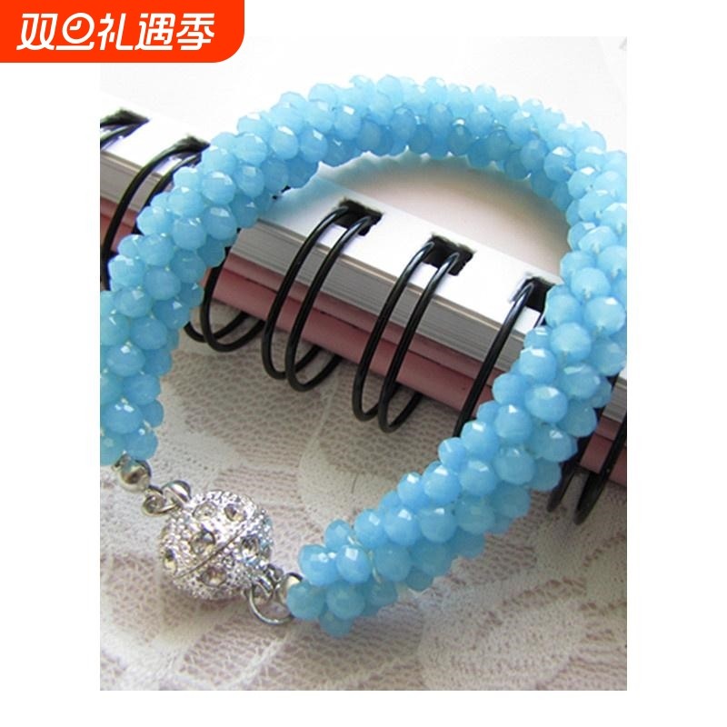 磁扣丝巾吸项链珍珠配件手錬diy磁吸扣手绳尾扣饰品皮带头磁铁