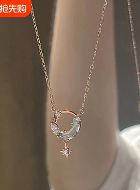 新中式项链锁骨链女颈链女银金色儿童礼物生日新年蝴蝶幸运如意