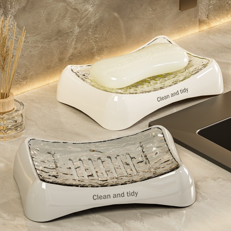 肥皂盒2026新款家用高级轻奢双层高档洗衣肥皂沥水盒大号香皂盒子