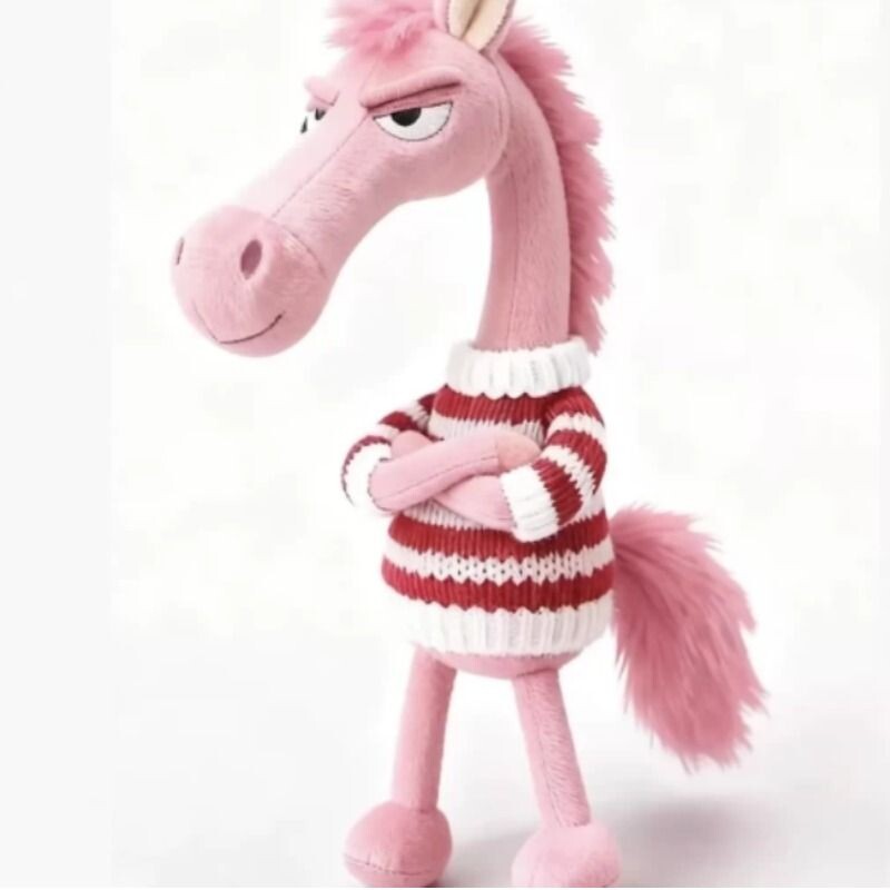 2026马年吉祥物本命年天选高冷黑马毛绒挂件汽车挂件玩偶玩具礼品