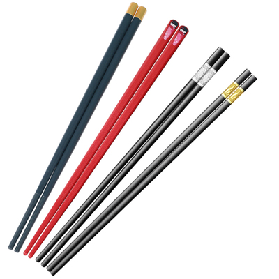 高档日式尖头家用高颜值商用合金筷