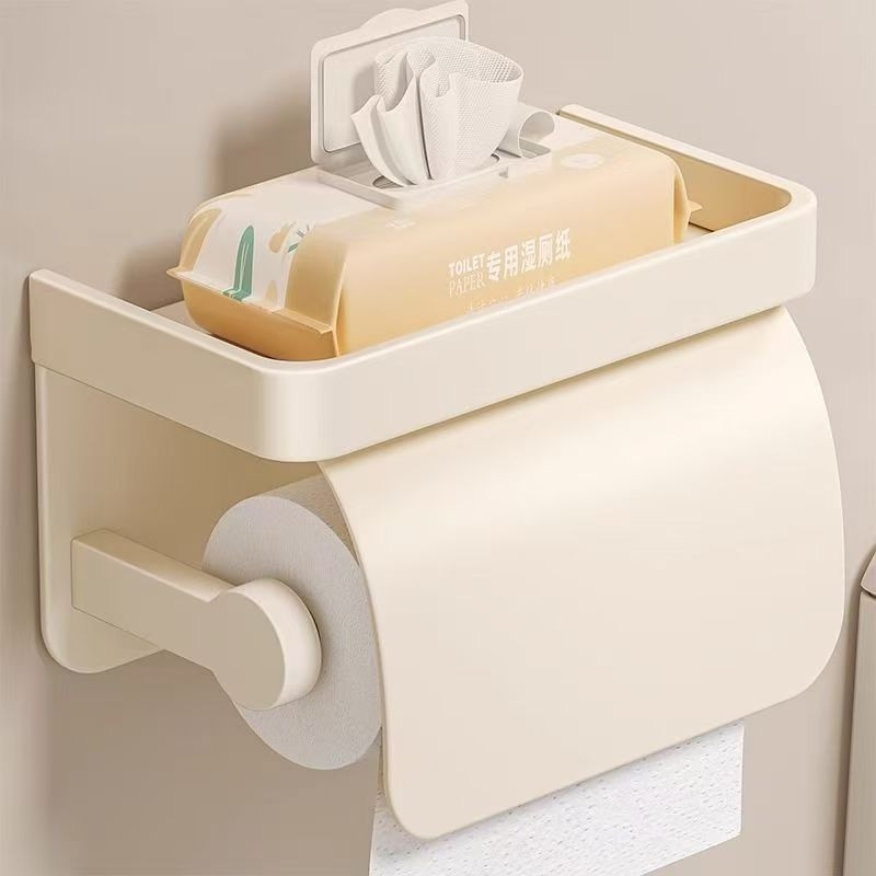 【2024新款】吸盘卫生间厕纸盒