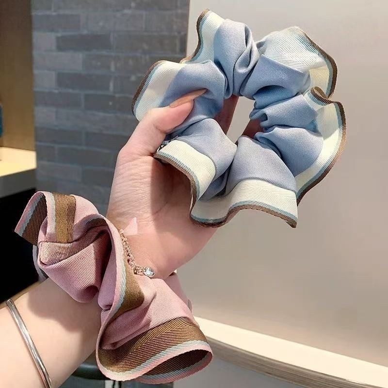 2025新款韩版大肠发圈布艺发绳小清新甜美发饰女款扎发头绳气质潮