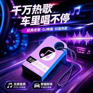 车载音乐U盘无损抖音歌曲DJ8090DJ经典歌词老歌音响汽车迷你音质