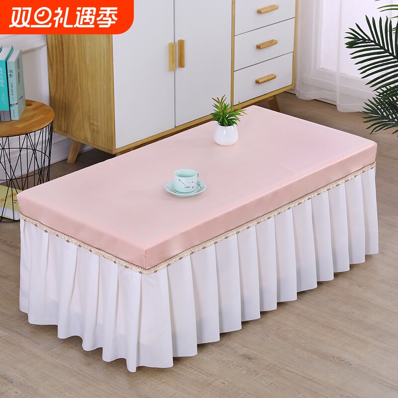 6B76新防水防油免洗电炉罩茶几桌布罩长方形电视柜防尘罩家用烤火