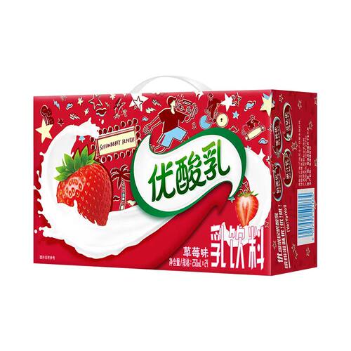 伊利优酸乳多种口味250ML*24盒整箱 2月产
