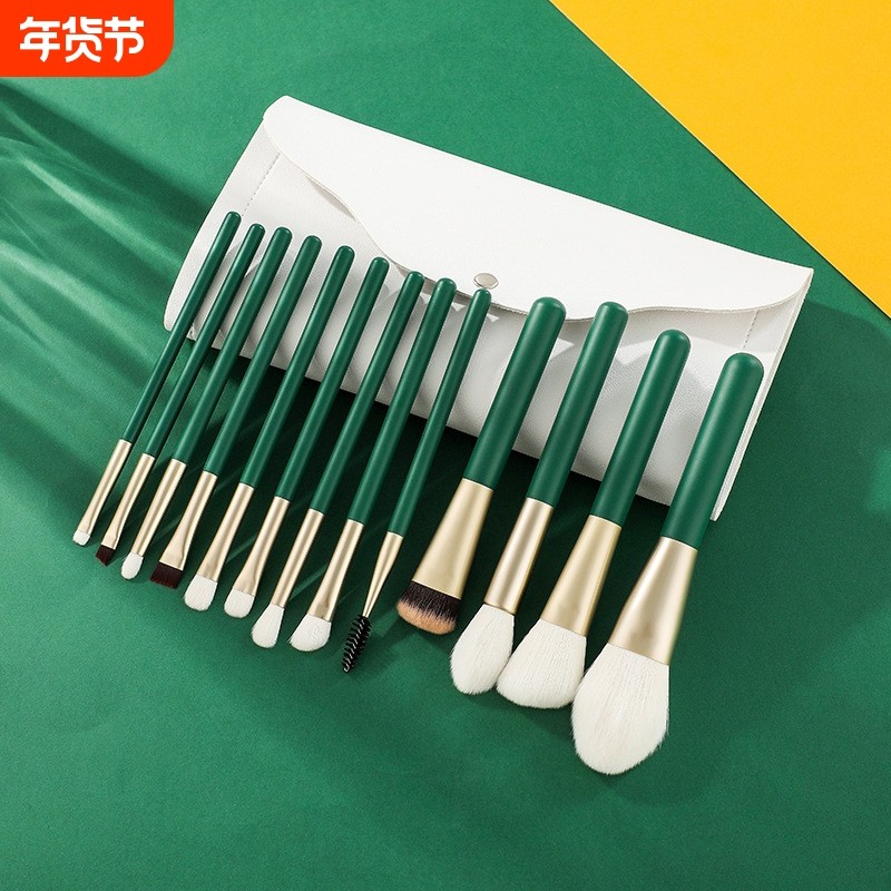 沧州化妆刷套装13支全套粉底刷大号散粉刷眼影刷化妆刷包美妆工具