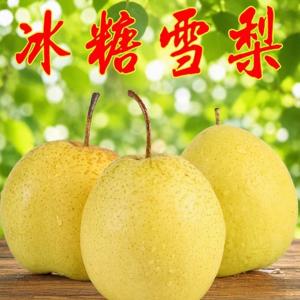 雪梨河北雪梨赵州雪花梨新鲜水果甜脆可口水果现摘现卖