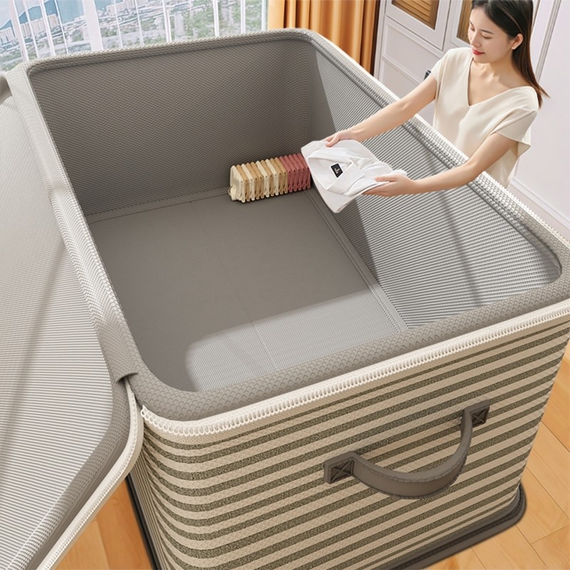 带锁衣服收纳箱大容量超大衣柜分层神器整理衣物被子袋子储物筐