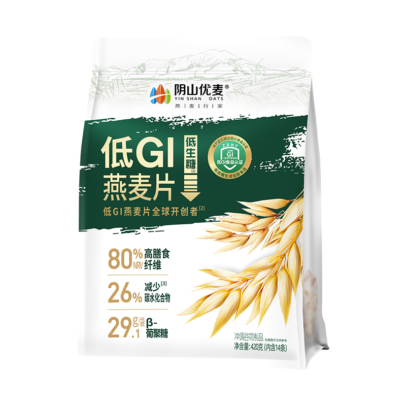 阴山优麦低GI燕麦片420克