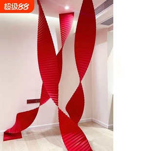 瓦楞纸婚房布置婚礼客厅折纸装饰元旦拉花长条玫红色卧室波浪粉色