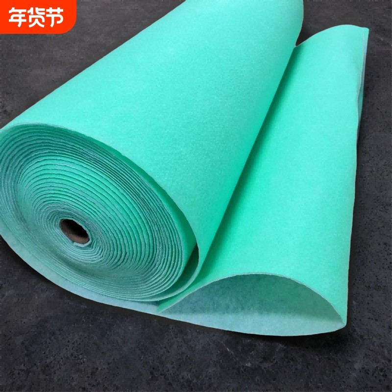 无纺布中效过滤棉空调风口双层绿白棉工业风机防尘针刺棉加厚加密,五金/工具,分离设备及耗材,淘宝优惠券,粉丝福利购,淘宝优惠卷