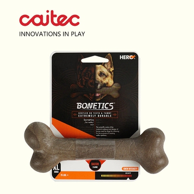 CAITEC宠物狗玩具磨牙骨玩具洁齿啃咬声解闷柯基柴犬金毛法斗