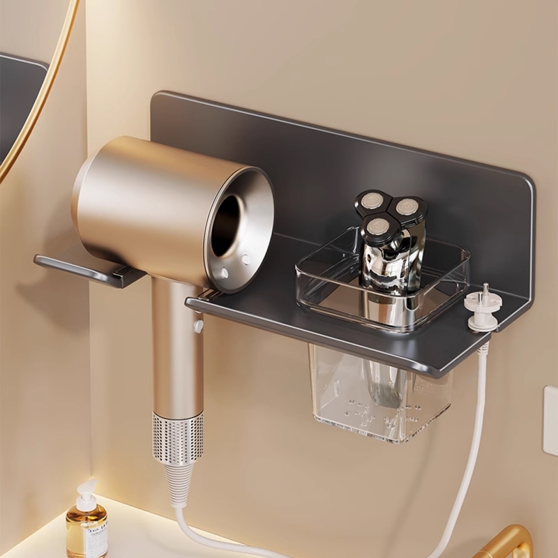 吹风机置物架卫生间壁挂支架