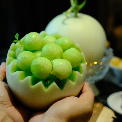 正宗冰淇淋玉菇甜瓜网纹蜜瓜组合香瓜蜜瓜新鲜水果哈蜜瓜白瓜