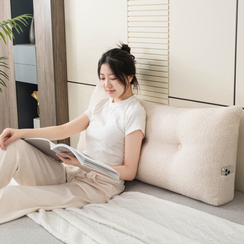 三角床头靠垫床上靠枕大靠背靠垫榻榻米客厅软包卧室学生宿舍靠包