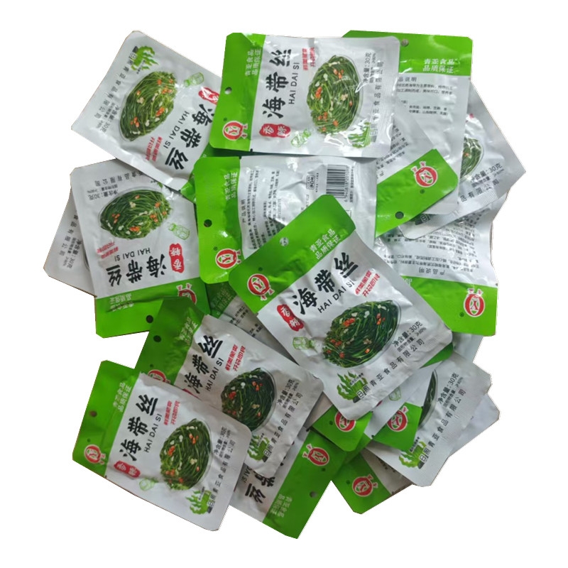 青亚香辣海带丝下饭咸菜解馋零食速食开袋即食30克*20袋