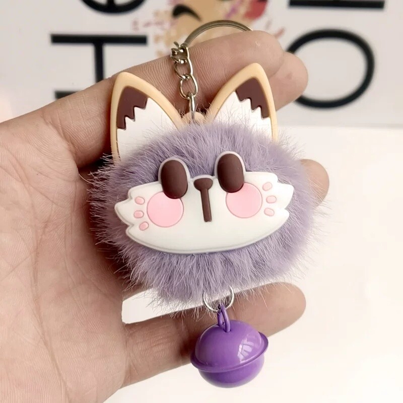 铃铛招财猫毛绒挂件钥匙扣小众书包闺蜜宿舍学校活动多规格