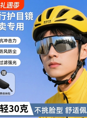 骑行护目眼镜防紫外线防晒防风尘