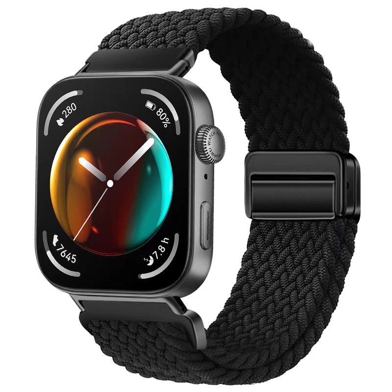 适用华为FIT3表带手表watchfit4磁吸腕表4pro编织腕带watchfit3女