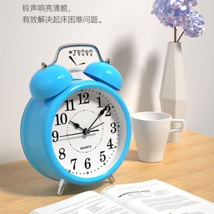 闹钟静音床头创意初高中学生专用卡通闹铃充电时钟儿童夜光多规格