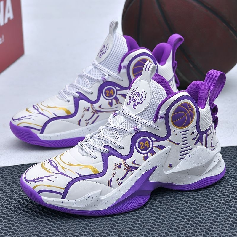 实战科比篮球鞋耐磨儿童篮球鞋男款2025新款男鞋冬季青少年运动鞋