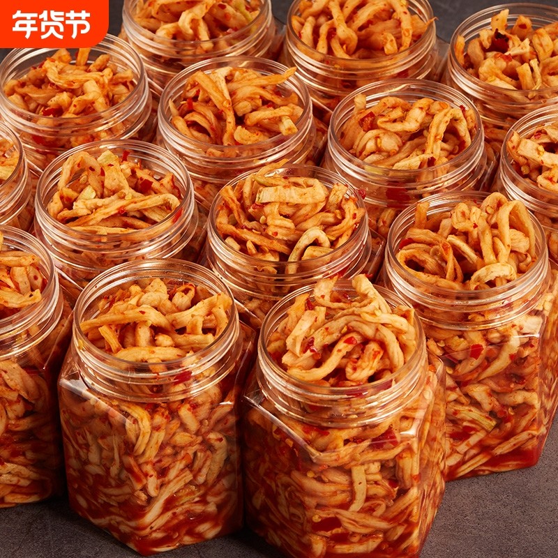 钱村长湖南萝卜干农家下饭菜萝卜条自制脆拌面咸开胃坛香香辣坛装