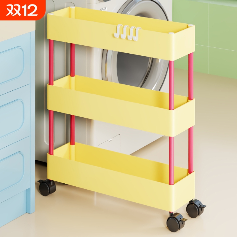 卫生间置物架阳台洗衣机旁极窄