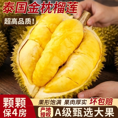 【9斤金枕榴莲特惠】软糯香甜