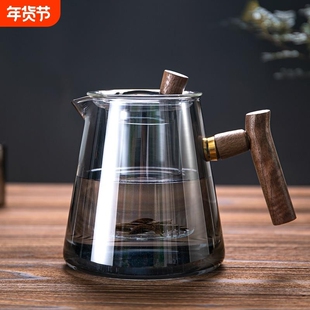 玻璃茶壶泡茶器家用花茶套装功夫沏茶专用耐高温茶具茶水分离单壶