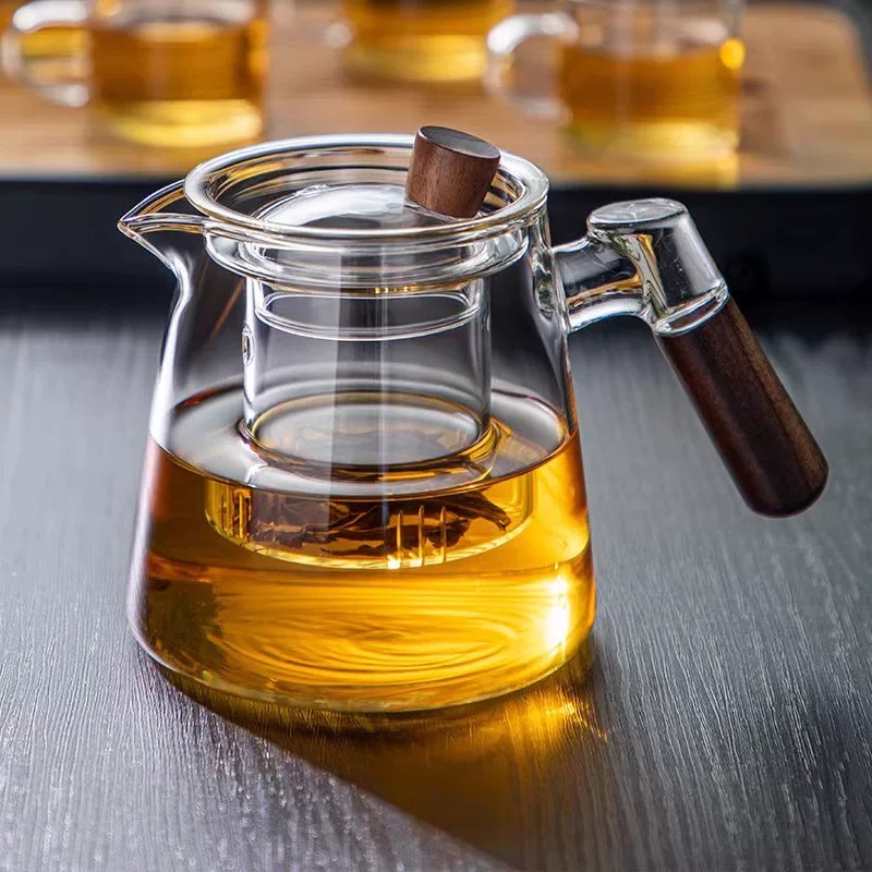 茶壶玻璃泡茶壶家用大容量烧水壶2025新款加厚耐热茶水分离壶套装
