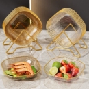 吐骨碟家用食品级2025新款 餐桌垃圾盘零食盘水果盘前台糖果小吃盘