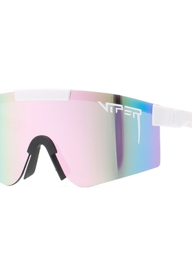 2025年新款欧美跨境连体风镜炫彩太阳镜运动骑行墨镜潮流跨境眼镜