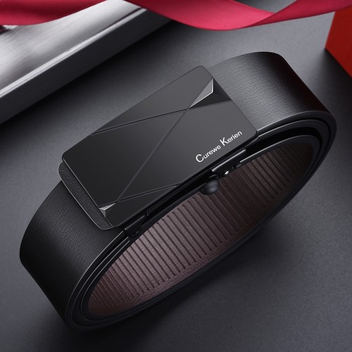 自动扣皮带男士curewekerien