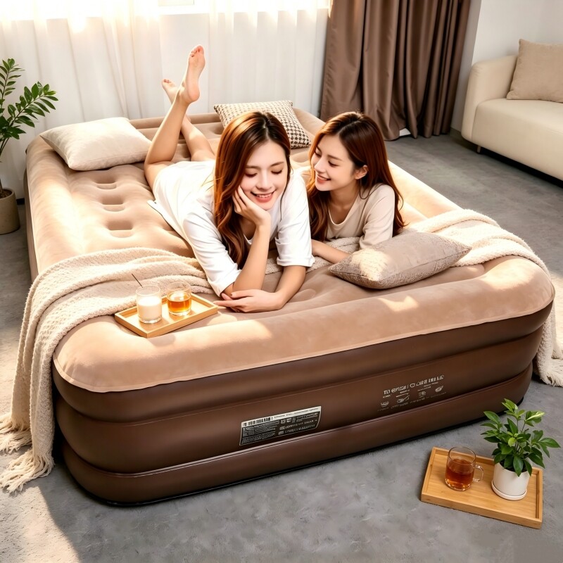 全自动充气床家用加大加厚单双三人便携床户外懒人床旅行露营床垫