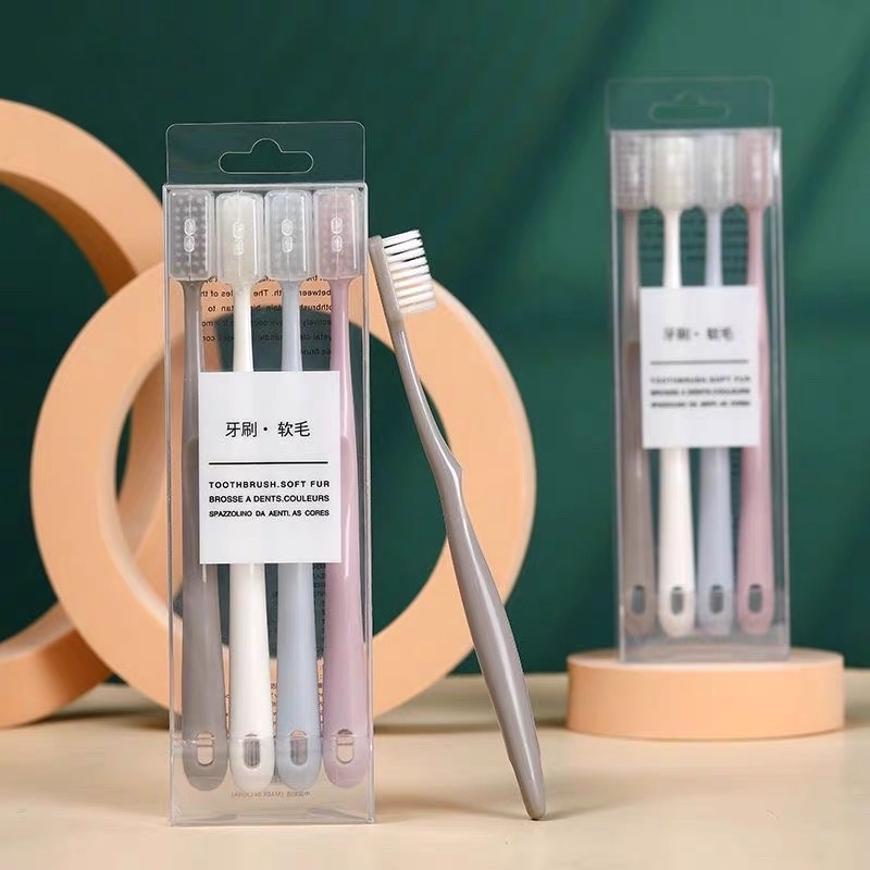 软毛超细软小宽头牙刷