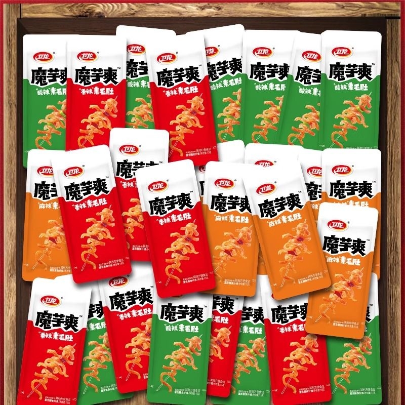 卫龙魔芋爽素毛肚15g盒装