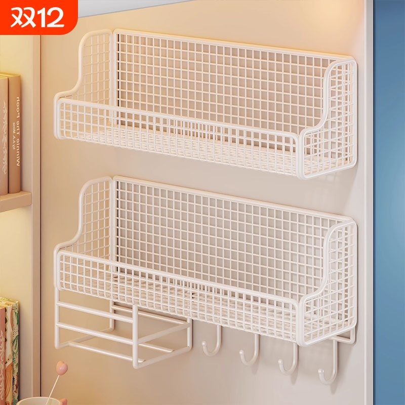 宿舍墙上置物架免打孔壁挂