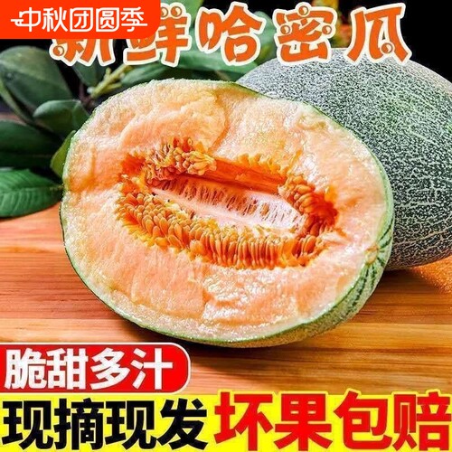 海南哈密瓜西州蜜10斤新鲜整箱