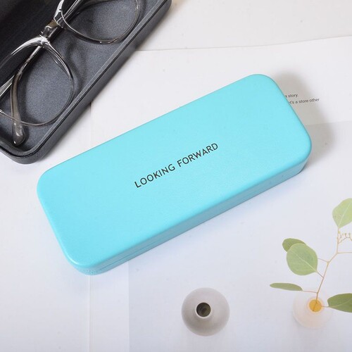 PSI派斯纯色高颜值眼镜盒学生近视眼镜盒子铁盒抗压镜盒防摔