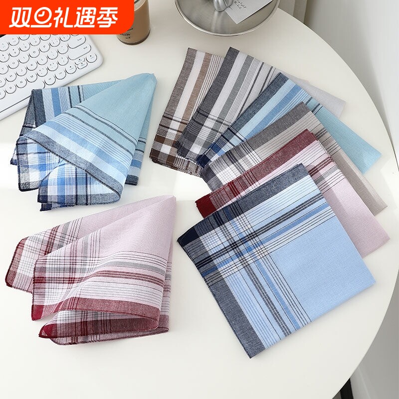 吸汗手帕全棉女士手帕中老年人全棉怀旧老式手帕