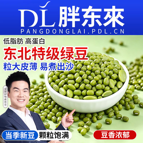 新货农家绿豆粒大皮薄颗粒饱满
