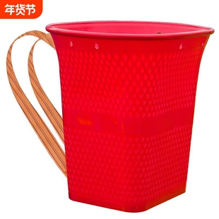 特大号熟胶塑料背篓成人家用背篼四川云南贵州买菜采蘑菇赶集加厚