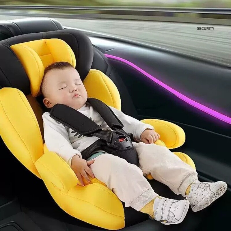 儿童安全座椅汽车用9个月-12岁婴儿宝宝小孩车载简易便携式可坐躺