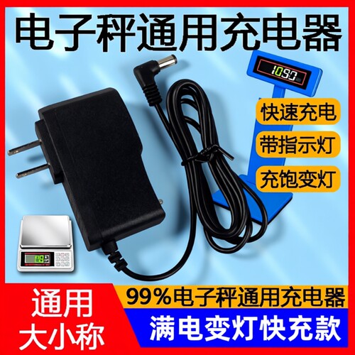 充电6v电源线台秤地磅秤充电线