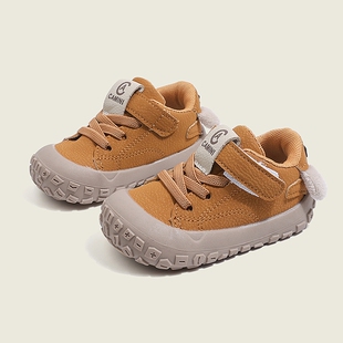 宝宝学步鞋春秋季软底男童后跟机能鞋女宝宝运动百搭休闲鞋子防滑
