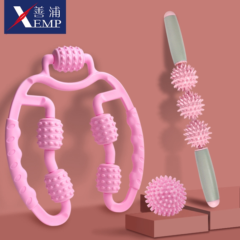 按摩器/筋膜棒A1pl001-筋膜狼牙肌肉放松滚轴小腿瑜伽用品器材