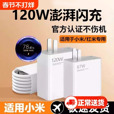 67W原快充头数据线套装