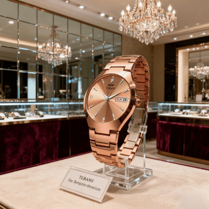 男款手表钢带商务防水石英腕表高级感男士正品名牌全自动非机械表